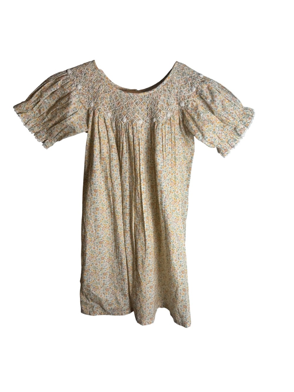Minnow girls marigold floral coverup NWOT 7/8
